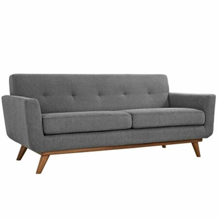 EAST END IMPORTS Engage Upholstered Loveseat- Gray EEI-1179-GRY